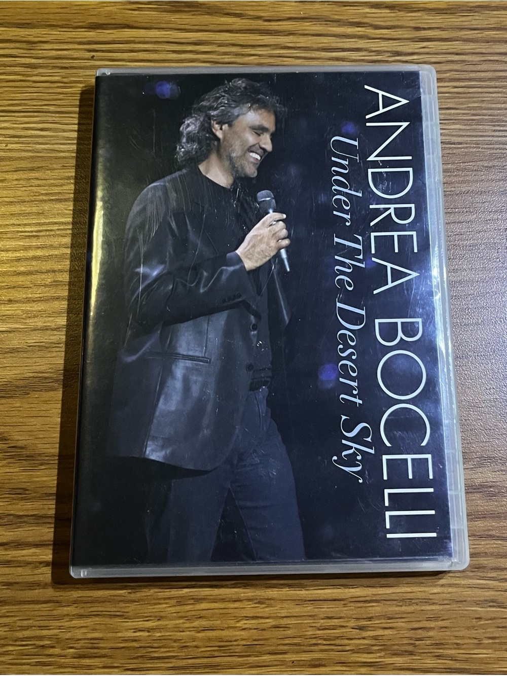 Andrea Bocelli "Under The Desert Sky" DVD - Black Cover